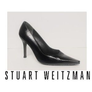 Stuart Weitzman THE Lil Black Dress of Stilettos Heels Shoes